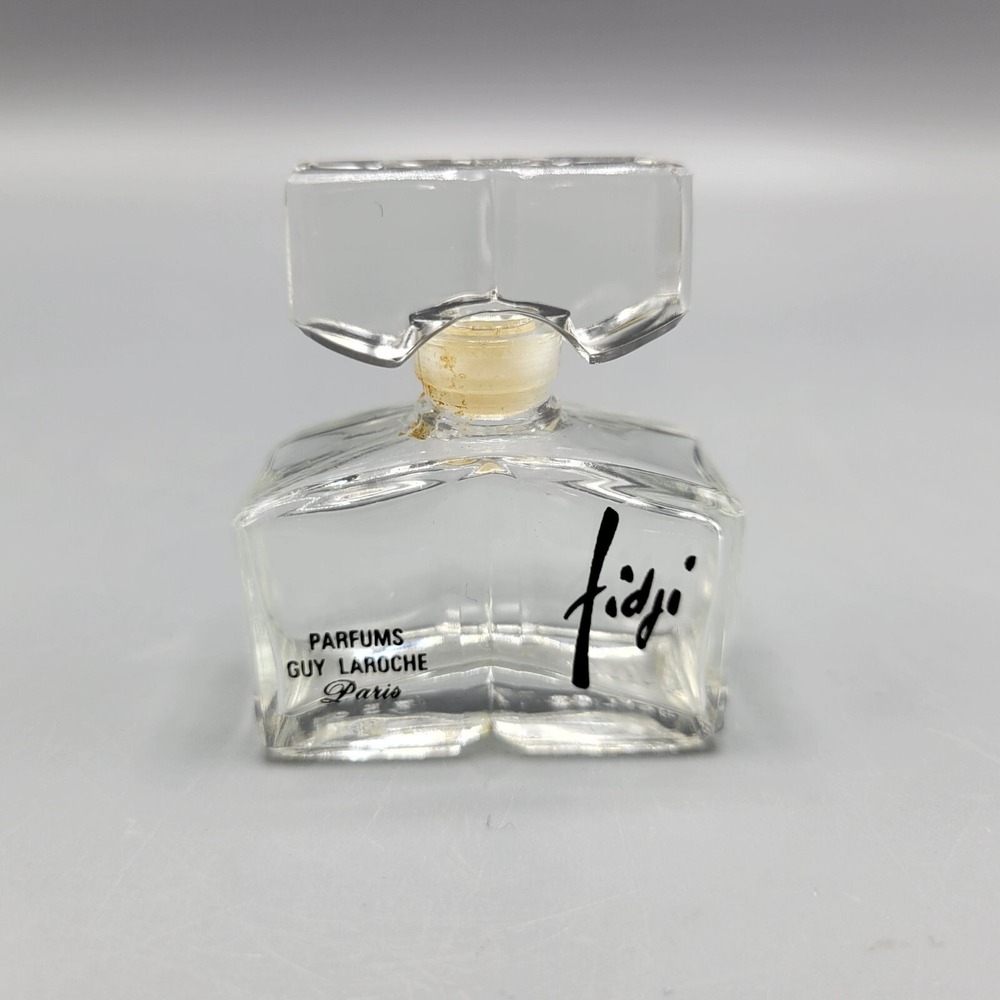 Mini Guy Laroche Fidji EMPTY Perfume Bottle Collectible Fragrance Display 1.75"